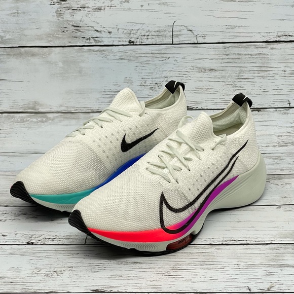 NEW Nike Air Zoom Tempo Flyknit GS Running Shoe - Picture 2 of 13